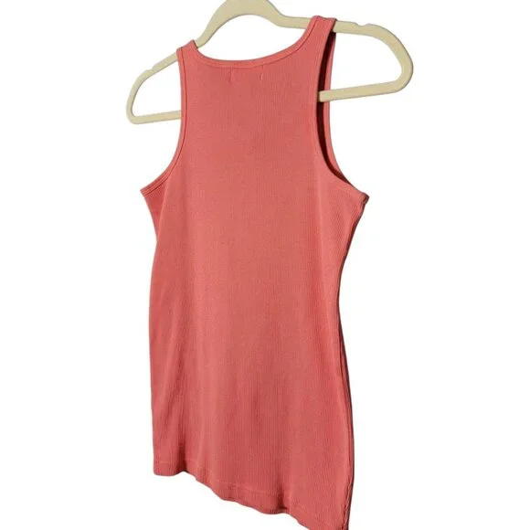VTG Limited Too Tween Girls 90s Y2K Coral Coquette Cotton Ribbed Tank Size 16 - Picture 5 of 9